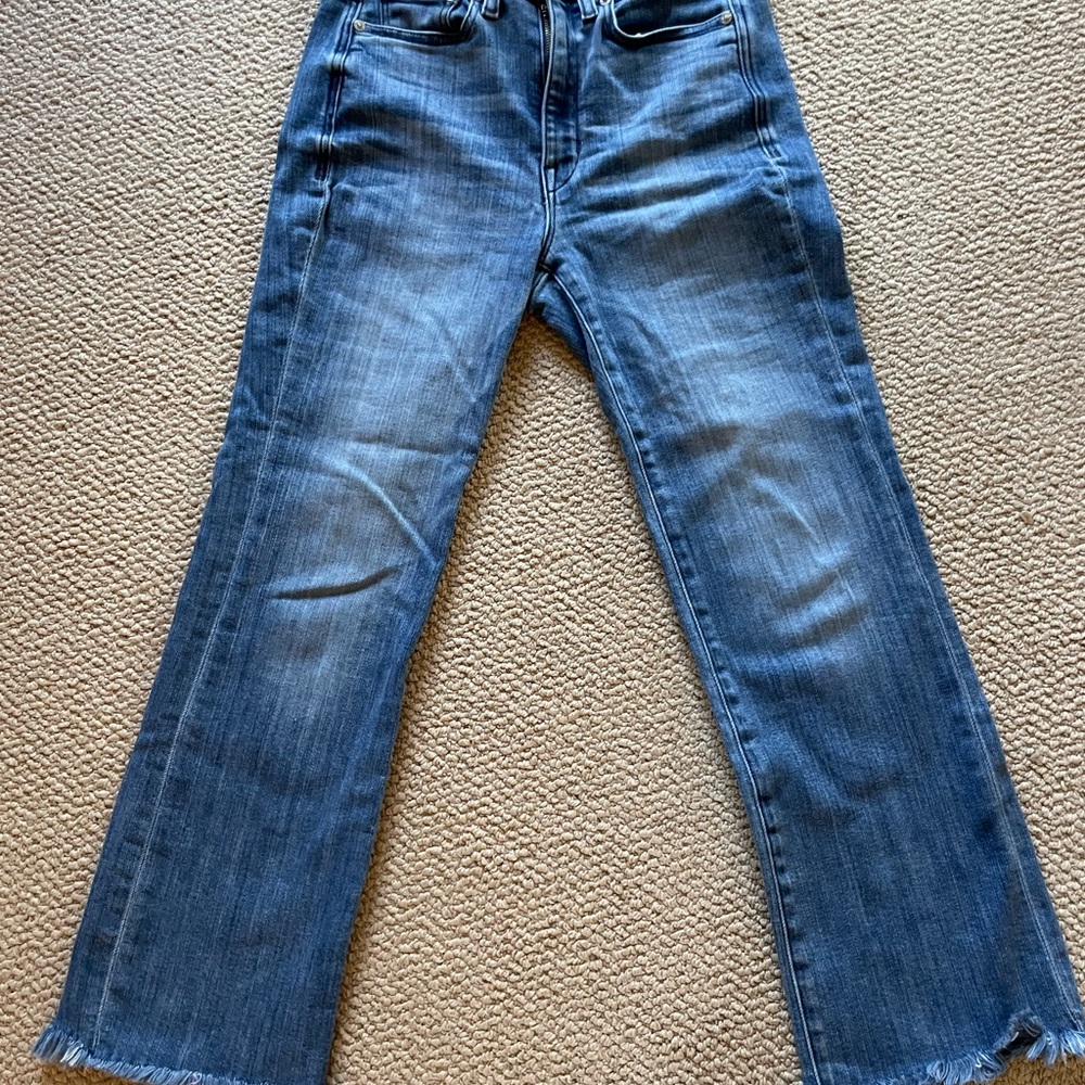 AYR The Pop cropped bootcut jeans